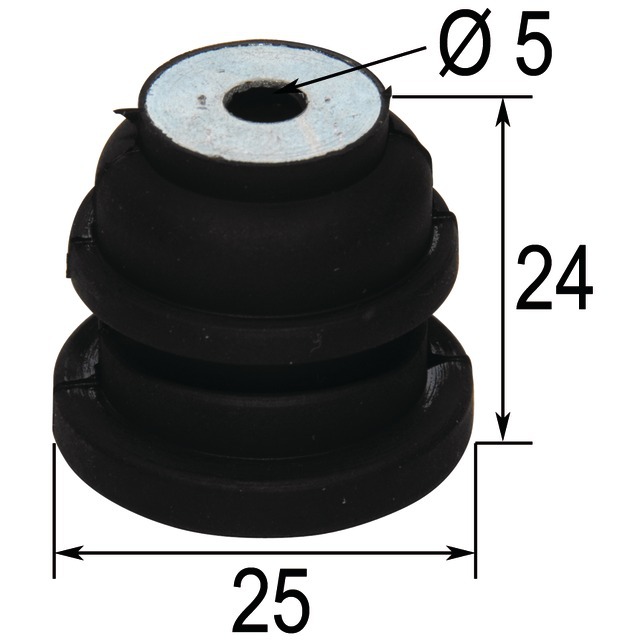 Silentbloc pour Echo CS550 EVL (100910-1253 0) référence fournisseur 21411050